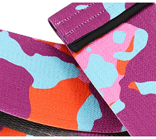 Hillento Las Bandas de Resistencia configuran Bandas de Ejercicios, Bandas de Ejercicios, Bandas elásticas, Ligeras, Pesadas y Pesadas para Las piernas, glúteos, Yoga, Fitness, Juego de 2