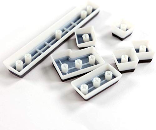 HK Gaming 108 - Juego de 108 Teclas de Doble Disparo PBT Pudding Ansi/ISO - Perfil OEM Pudding Keyset 60% / 87 TKL / 104/108 MX (Negro)