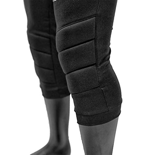 HO Soccer 3/4 Logo Pantalones de Portero, Unisex niños, Negro, 12