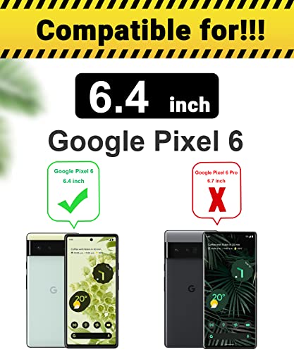 Holidi Funda para Google Pixel 6, Fundas Google Pixel 6 Libro, Carcasa para Pixel 6 con Soporte Plegable, Ranura para Tarjeta, Cierre Magnético, Tapa con Cover Pixel 6, Oro Rosa