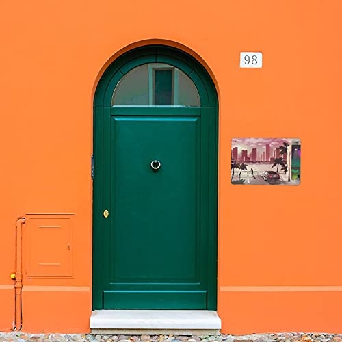 Hotline Miami Sunset clásico juego popular cubierta 1 letrero vintage metal Pub Club Cafe bar hogar pared decoración 20x30cm