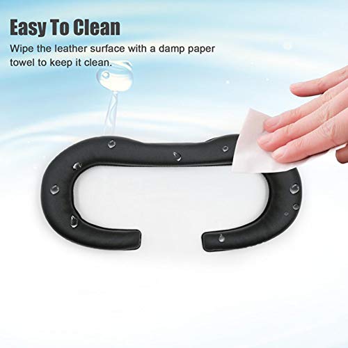 Hotsel Almohadilla Facial VR para Odyssey Plus, Almohadilla de Cuero de Repuesto de Espuma de Poliuretano, Accesorio, Lavable a máquina, Almohadilla de Repuesto para Auriculares de Realidad Virtual