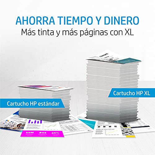 HP 305XL 3YM62AE, Negro, Cartucho de Tinta de Alta Capacidad Original, Compatible con impresoras de inyección de Tinta HP DeskJet Series 2700, 4100; Envy Series 6020, 6030, 6400, 6430