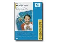 HP Advanced Glossy Photo Paper, Q8692A, 100 hojas de papel fotográfico satinado avanzado, compatible con impresoras de inyección de tinta, 10 x 15 cm, peso del material de impresión 250 g/m²