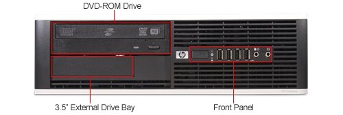 HP Elite 8300 SFF Quad Core i5-3470 3.20GHz 8GB 500GB DVD WiFi Windows 10 Professional Desktop PC Computer With Antivirus (Reacondicionado)