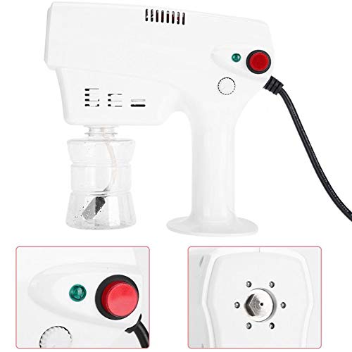 HSART Nano Steam Gun Fogger Machine Desinfección Nano Steam Gun para El Cuidado del Cabello,Hotel,Hostal,Compras Otros Trabajos de Desinfección