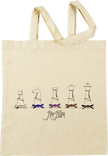 Humano Ajedrez Beige Bolsa De Compras