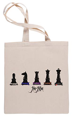 Humano Ajedrez Bolsa De Compras Tote Beige Shopping Bag