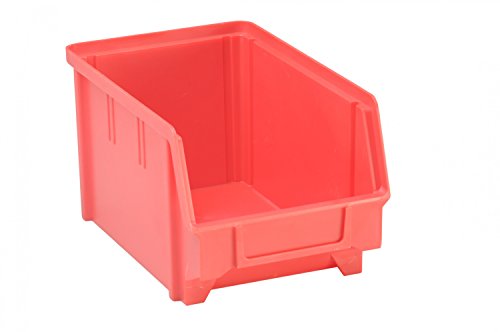Hünersdorff Cajas de almacenaje a la vista de PS, tam. 3 Rojo