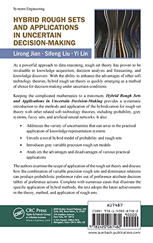 Hybrid Rough Sets and Applications in Uncertain Decision-Making: 4 (Systems Evaluation, Prediction, and Decision-Making)