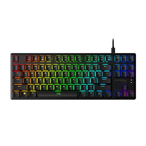HyperX Hx-Kb7Aqx-Us Alloy Origins Core + Teclas Pudding Keycaps - Conjunto Completo De Teclas - Pbt - {Blanco} - Diseño Inglés (EE; UU.) - 104 Teclas, Retroiluminado, Perfil OEM