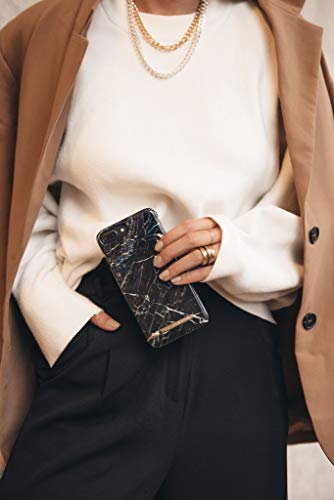 iDeal Of Sweden Funda para teléfono con Forro de Microfibra para iPhone 11, Compatible con el Cargador QI (Port Laurent Marble)