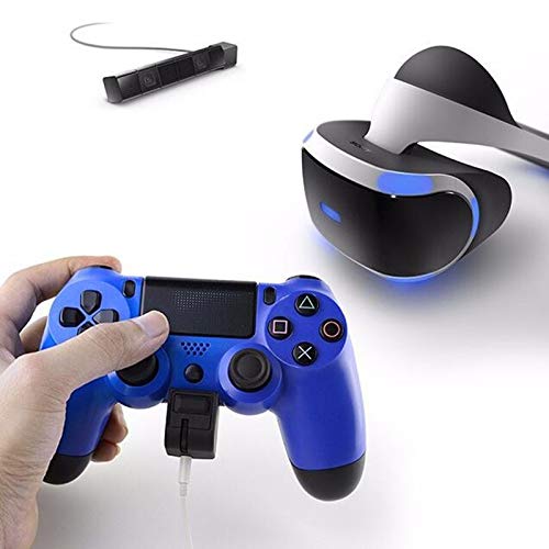 iFCOW Controlador de auriculares adaptador con control de volumen adaptador de auriculares Control de audio para PS4 VR Controller