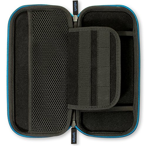 iGadgitz U6755 - EVA Funda Rígida de Viaje Compatible con Nintendo Switch - Negro