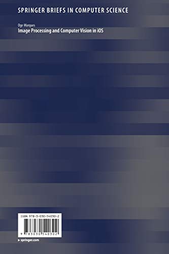 Image Processing and Computer Vision in iOS (SpringerBriefs in Computer Science)