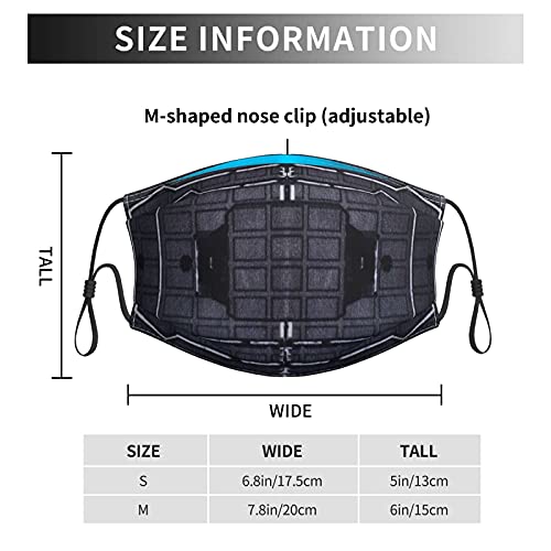 Inaayayi Máscara de fondo de galaxia estrellada púrpura para mujeres y hombres reutilizable lavable ajustable cubierta de la cara paño pasamontañas, 12 Rainbow Frost Six Siege, M