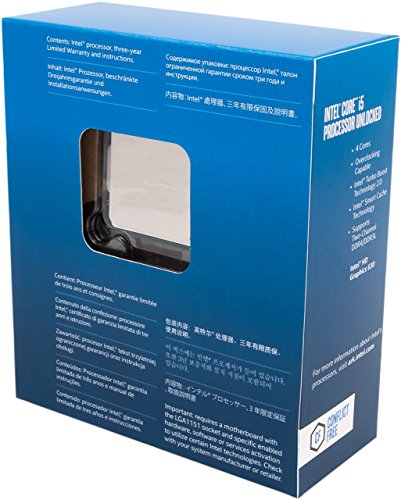 Intel Core i5-7600K 3.8 GHz QuadCore 6 MB CPU caché - Negro (renovado)