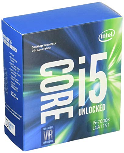 Intel Core i5-7600K 3.8 GHz QuadCore 6 MB CPU caché - Negro (renovado)