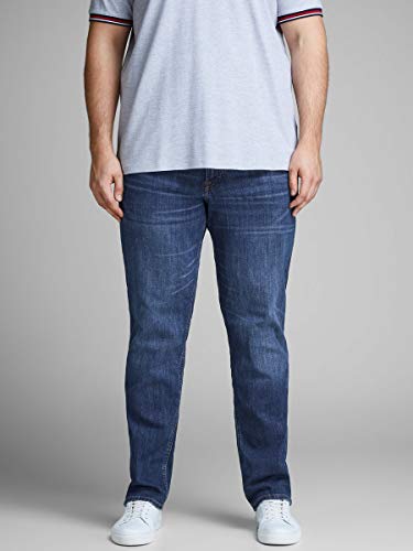Jack & Jones Jjitim Jjoriginal Am 814 Plus Noos Vaqueros Slim, Azul (Blue Denim Blue Denim), 46W / 32L para Hombre