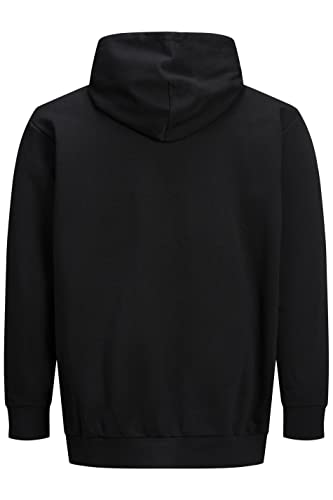 JACK&JONES PLUS Men's JJECORP Logo Sweat Hood NOOS PS Hooded Sweatshirt, Black, 6XL