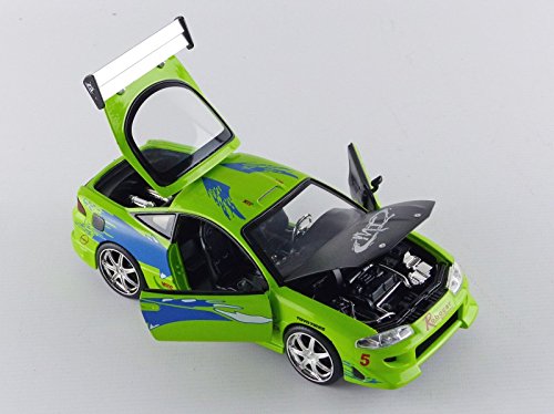 Jada Toys – 97603 Gr – Mitsubishi Eclipse – Fast and Furious – Escala 1/24 – Verde