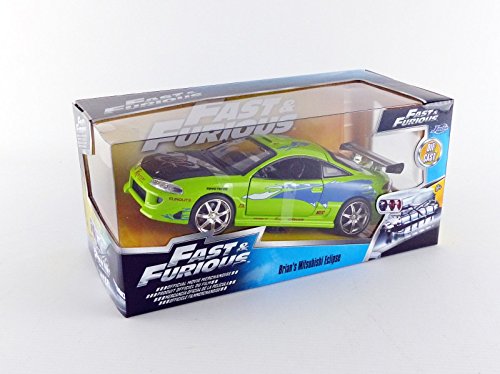 Jada Toys – 97603 Gr – Mitsubishi Eclipse – Fast and Furious – Escala 1/24 – Verde