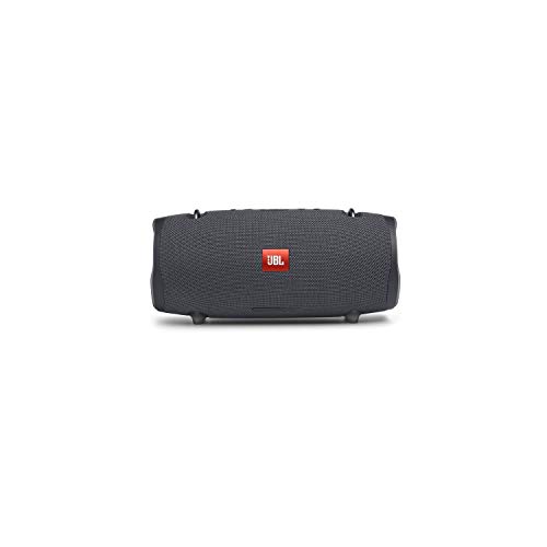 JBL Xtreme 2 Gun Metal - Altavoz Bluetooth portátil resistente al agua (IPX7) con manos libres, dos radiadores de bajos JBL, JBL Connect+, batería 15h, negro