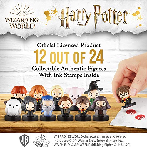 Juego de 5 Sellos de Harry Potter - Regalos, coleccionables, decoración para Fiestas, y Adornos para Tartas de PMI, 6,5 cm (Deluxe A)