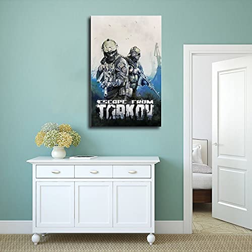 Juego de Escape de Tarkov 1 póster de lona para decoración de dormitorio, deportes, paisaje, oficina, habitación, decoración, regalo de 30 x 45 cm