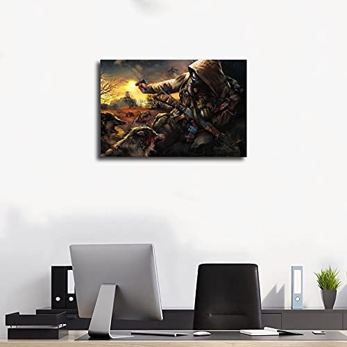 Juego de Escape de Tarkov 3 Póster de lienzo para decoración de pared, para sala de estar, dormitorio, decoración, 30 x 45 cm