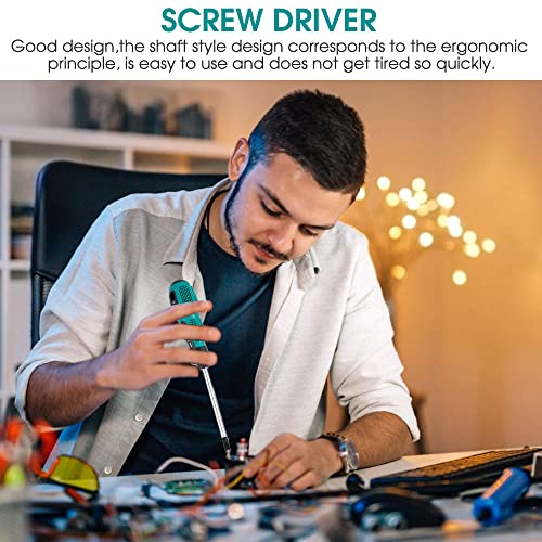 Kaimeilai Destornillador en forma de U, juego de destornilladores magnéticos de 4 piezas, destornillador herramienta de mano con punta tipo U llave CRV, juego de destornilladores CR-V