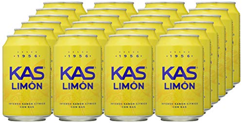 Kas Refresco de Zumo de Limón - Paquete de 24 x 330 ml