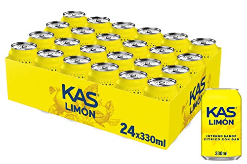 Kas Refresco de Zumo de Limón - Paquete de 24 x 330 ml