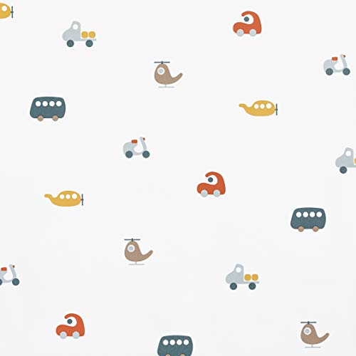 Kenay Home - Papel Pintado Infantil Move Wallpaper, coches colores