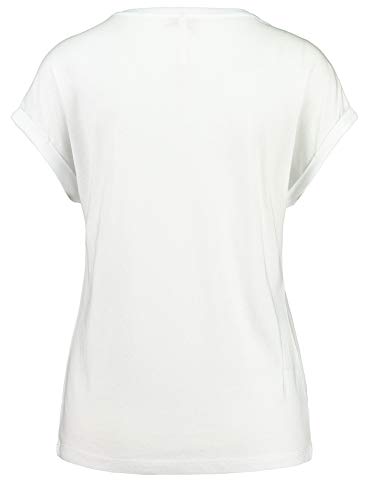 KEY LARGO Circle Round Camiseta, Blanco (1000), XL para Mujer