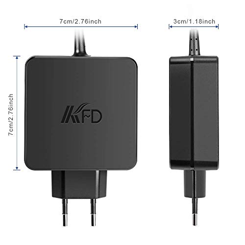 KFD 65W Adaptador Cargador Portátil para Lenovo Ideapad S145 S145-14AST S145-15AST S145-14IWL S145 S150 S340 S530 S540 710s 510s 510 520 310 S740 S145-15IWL S145-15API S145-14IKB S145-15IKB 20V 3,25A