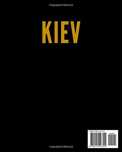 KIEV: A Decorative GOLD and BLACK Designer Book For Coffee Table Decor and Shelves | You Can Stylishly Stack Books Together For A Chic Modern Display ... Stylish Home or Office Interior Design Ideas