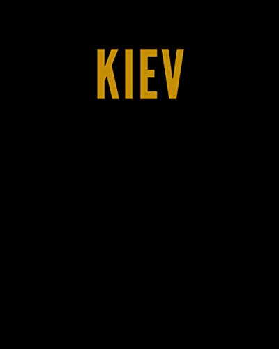 KIEV: A Decorative GOLD and BLACK Designer Book For Coffee Table Decor and Shelves | You Can Stylishly Stack Books Together For A Chic Modern Display ... Stylish Home or Office Interior Design Ideas