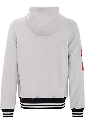 King Kerosin Angry Hawks Chaqueta, Gris, M para Hombre