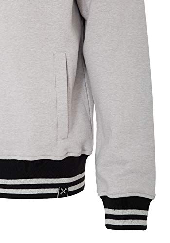 King Kerosin Angry Hawks Chaqueta, Gris, M para Hombre