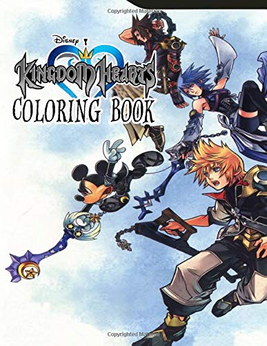 Kingdom Hearts Coloring Book: A Wonderful Video Game Franchise | Coloring Book for Kids and Adults