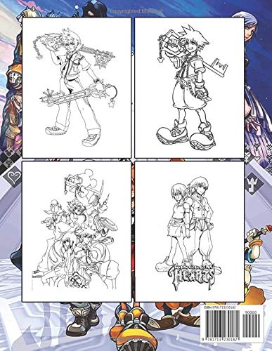 Kingdom Hearts Coloring Book: The ultimate coloring book for Kingdom Hearts fans