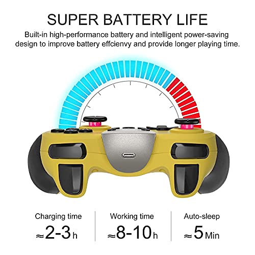 KINGEAR Mandos para Switch, Regalos Originales para Mujer y los Niño Mandos de Mandos para Switch Juegos, Gatos lindos Mandos para Switch Consola