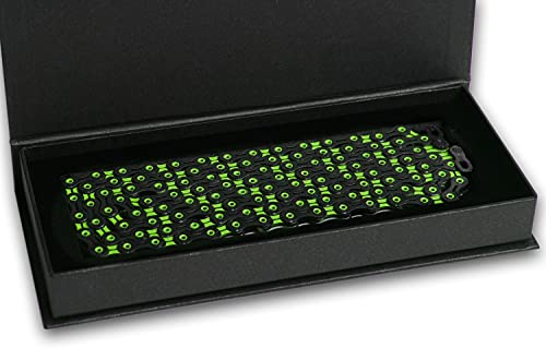 KMC X-10 SL DLC - Cadena - Verde/Negro 2016