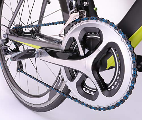 KMC X10-SL DLC Cadena 10 velocidades, Unisex, Negro-Negro