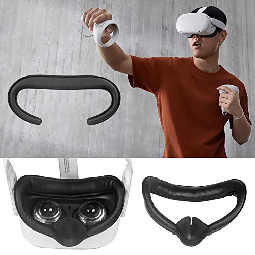 kokiya Funda VR interfaz Facial y conjunto de comodidad de reemplazo de espuma para auriculares Oculus Quest 2, negros y VR Nice accessories