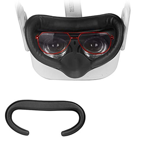 kokiya Funda VR interfaz Facial y conjunto de comodidad de reemplazo de espuma para auriculares Oculus Quest 2, negros y VR Nice accessories