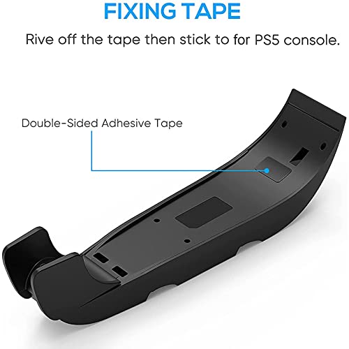KUNMEI Soporte de Carga de Controlador Dual PS5, Accesorios PS5 con indicador LED, actualización, Cargador PS5 con Cable Tipo C, Controlador inalámbrico para P-laystation 5
