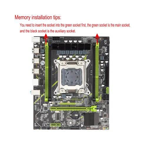 la placa base Fit For QIYIDA X79 LGA 2011 X79 Chip USB2.0 SATA3 Protocolo dual M.2 Soporte REG ECC Memory y Xeon E5 Processor DDR3 X79 6M Computer MotherboardsPlaca base de computadora de escritorio
