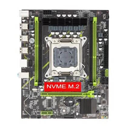 la placa base Fit For QIYIDA X79 LGA 2011 X79 Chip USB2.0 SATA3 Protocolo dual M.2 Soporte REG Memoria ECC y procesador Xeon E5 DDR3 X79 6M Placa base de escritorioPlaca base de computadora de escrito